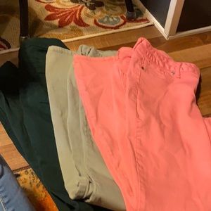 Maurices Women's Skinny Jeans - Pink, Green, Greyish Beige